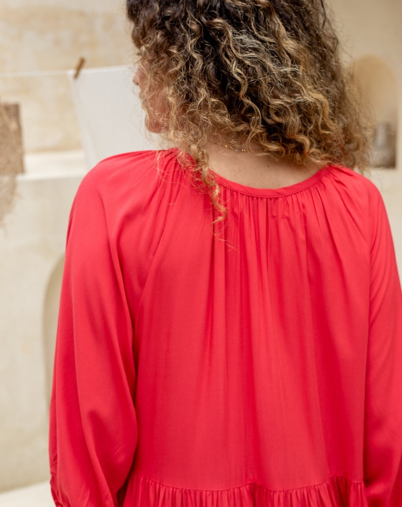 Jackson Dress in Red