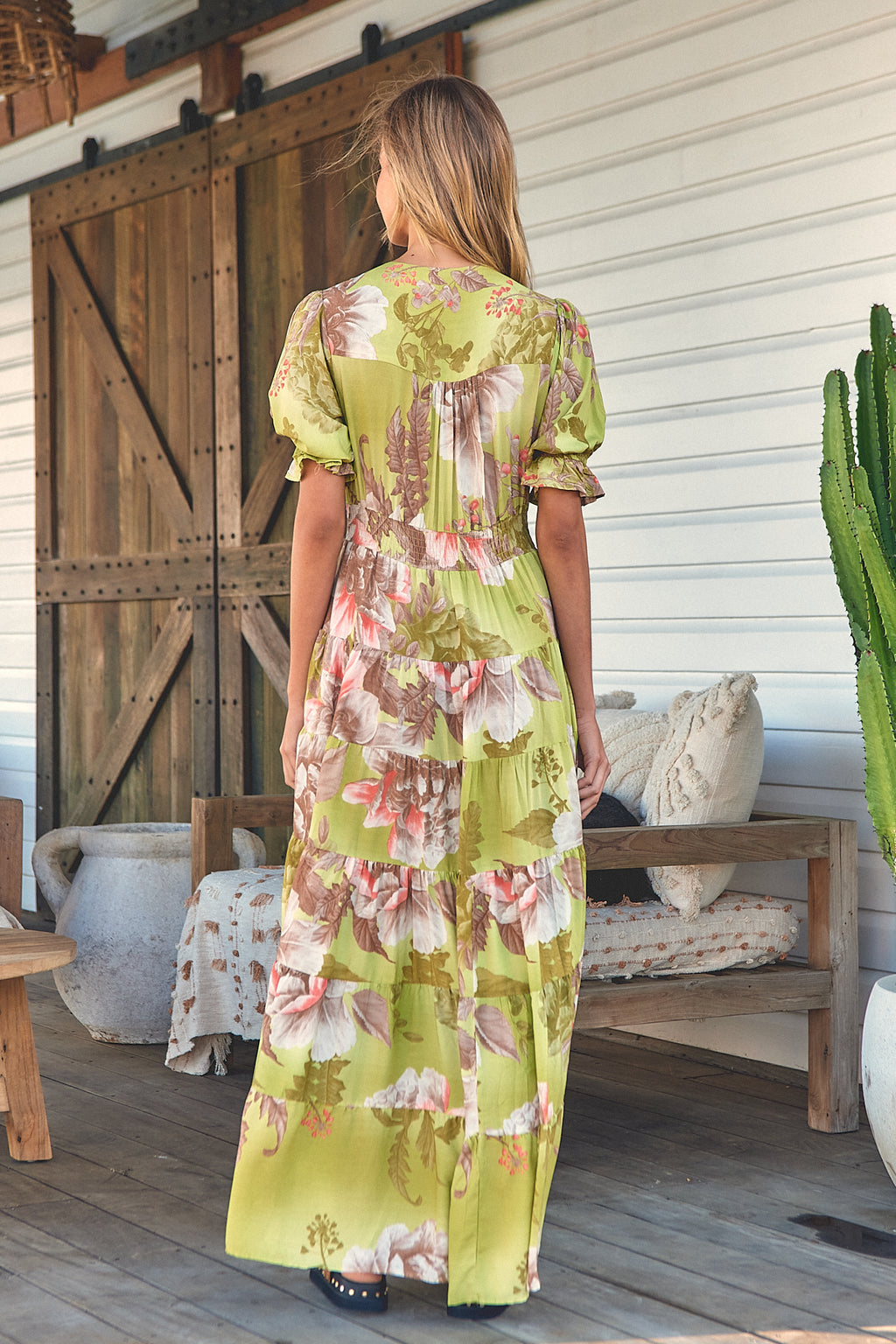 Annabel Maxi in Mistletoe Print