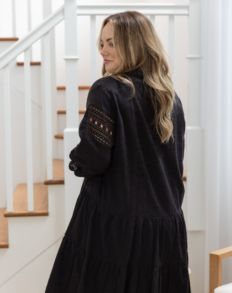 Lacey Dress in Black