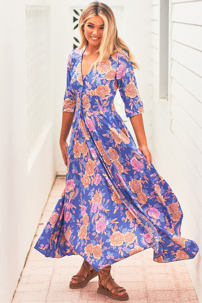 Indiana Maxi Dress in Glastonbury Print