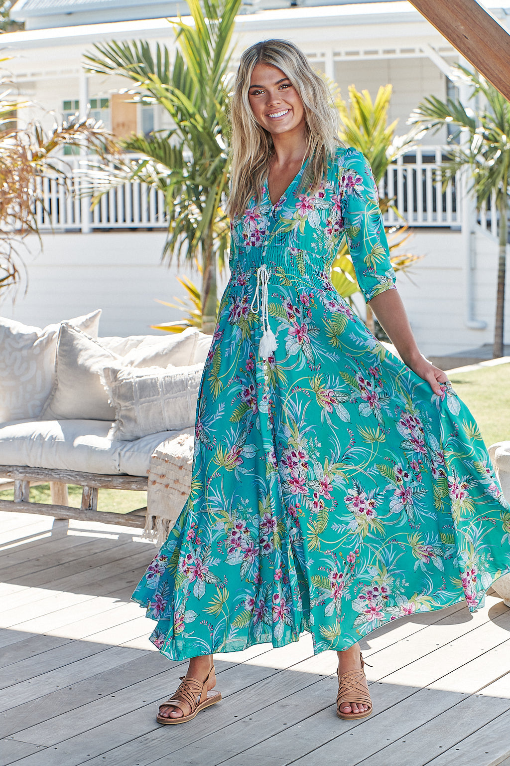Indiana Maxi Dress in Wilder Print