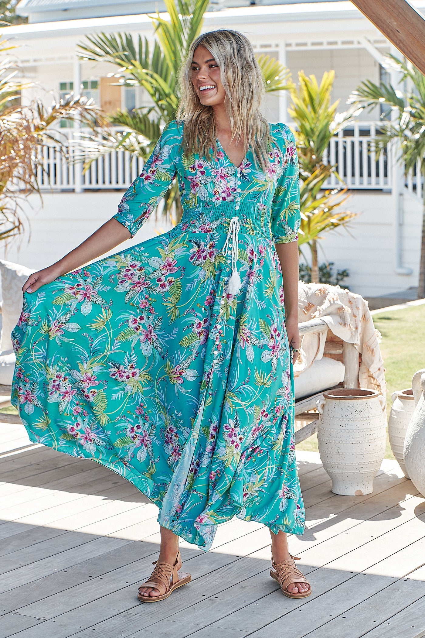 Indiana Maxi Dress in Wilder Print