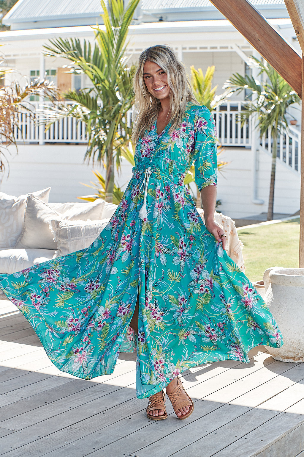Indiana Maxi Dress in Wilder Print