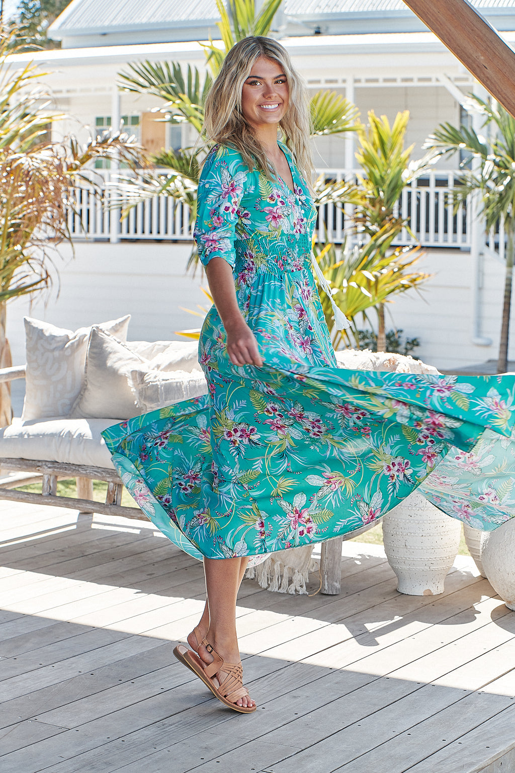 Indiana Maxi Dress in Wilder Print