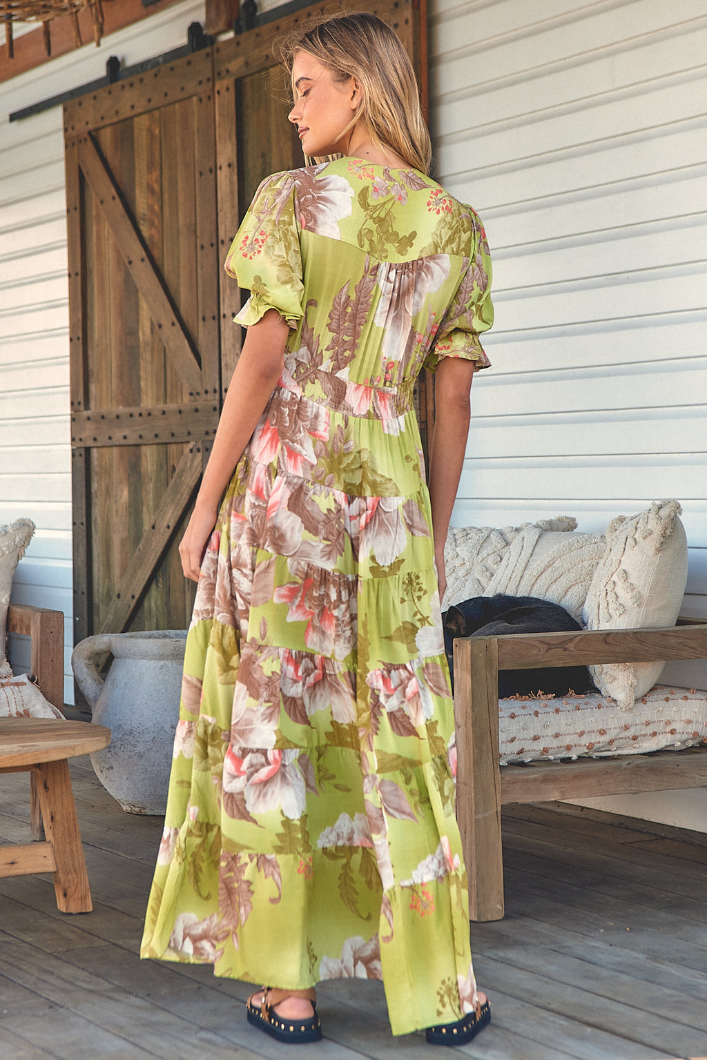 Annabel Maxi in Mistletoe Print